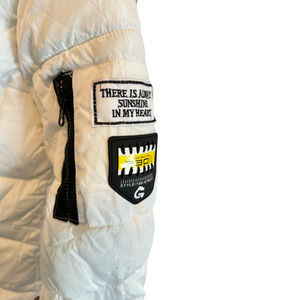 Yachu White puff Jacket Size S